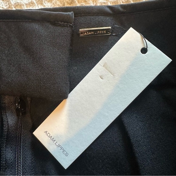 NWT Adam Lippes Classic Black pencil Skirt size 2 wool silk midi style #415409CP - Picture 5 of 9